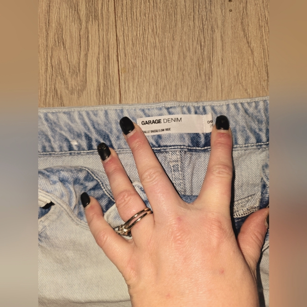 Distressed Jean Short